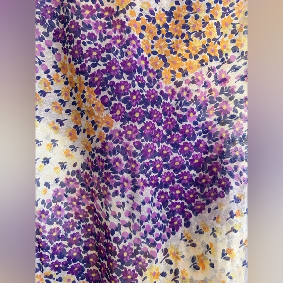 Patricia Dumont floral scarf - Picture 2 of 5